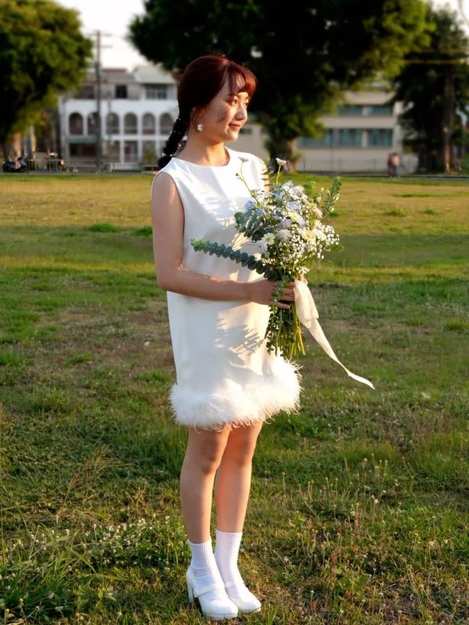 Nina 老師彩妝作品：戶外婚紗妝髮